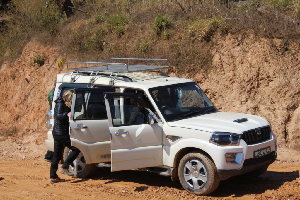 Kathmandu to Manthali (Ramechhap) by Scorpio drive