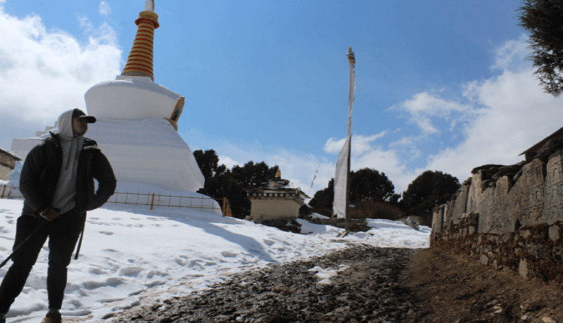 Trek from   Namche Bazaar to Tengboche (3867m.) 5-6 hrs walk and overnight in lodge.